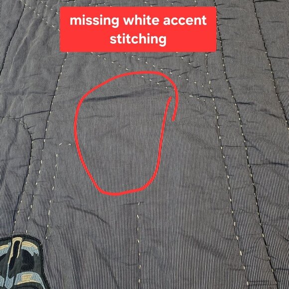 Pottery Barn Star Wars Darth Vader Storm Trooper Twin Quilt Comforter 2012 86x68 - Picture 9 of 13